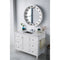 James Martin Copper Cove Encore 48" Single Vanity Bright White with 3 cm Eternal Jasmine Pearl Quartz Top 301-V48-BW-3EJP