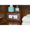 James Martin Mercer Island 36" Single Vanity Coffee Oak with Glossy White Composite Top 389-V36-CFO-A-GW