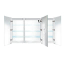Krugg Svange 60" X 36" LED Medicine Cabinet with Dimmer and Defogger SVANGE6036LRR