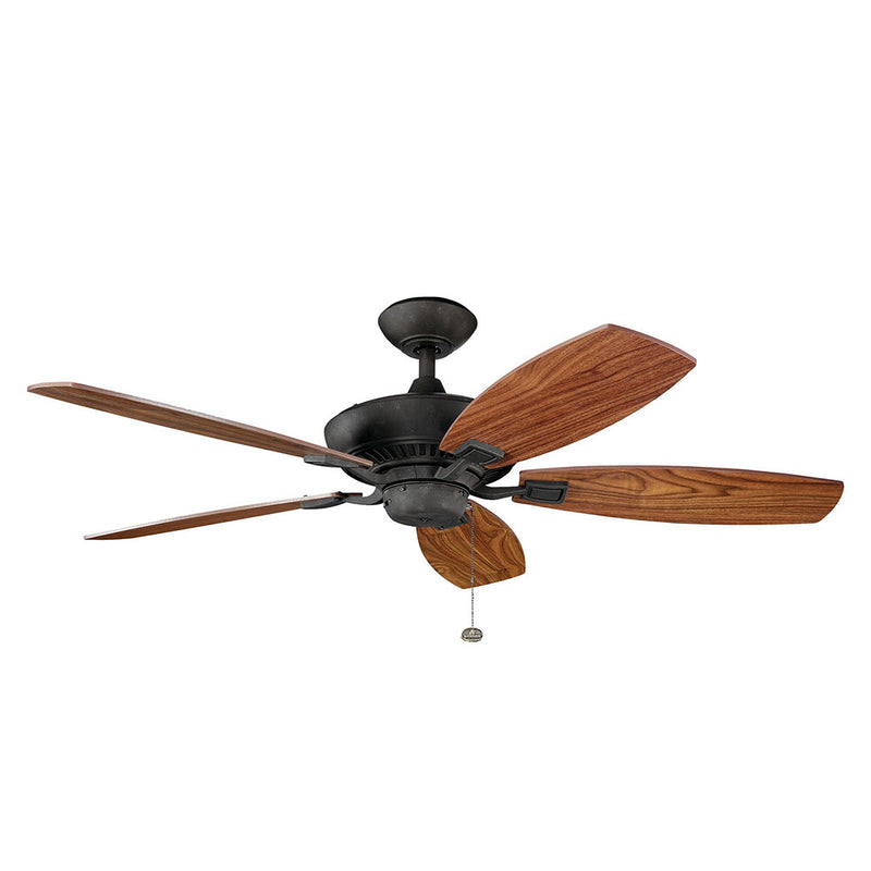 Kichler Canfield 52" Fan Distressed Black 300117DBK