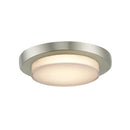 Abra Lighting 7.5" Stepped Acrylic Flushmount with High Output Dimmable Led 30017FM-BN