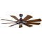 Kichler Gentry LED 65" Fan Weathered Zinc 300265WZC