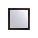 Laviva Nova 28" Framed Square Brown Mirror 31321529-MR-B