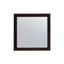 Laviva Nova 28" Framed Square Espresso Mirror 31321529-MR-E