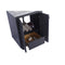 Laviva Odyssey 24" Maple Gray Bathroom Vanity with Matte Black VIVA Stone Solid Surface Countertop 313613-24G-MB