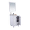 Laviva Odyssey 24" White Bathroom Vanity with White Carrara Marble Countertop 313613-24W-WC