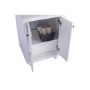 Laviva Odyssey 24" White Bathroom Vanity with White Carrara Marble Countertop 313613-24W-WC