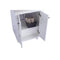 Laviva Odyssey 24" White Bathroom Vanity with White Carrara Marble Countertop 313613-24W-WC