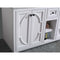 Laviva Odyssey 60" White Double Sink Bathroom Vanity with Matte White VIVA Stone Solid Surface Countertop 313613-60W-MW