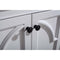 Laviva Odyssey 60" White Double Sink Bathroom Vanity with Matte White VIVA Stone Solid Surface Countertop 313613-60W-MW