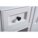 Laviva Odyssey 60" White Double Sink Bathroom Vanity with Matte White VIVA Stone Solid Surface Countertop 313613-60W-MW