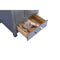 Laviva Wilson 24" Gray Bathroom Vanity with White Carrara Marble Countertop 313ANG-24G-WC