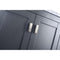 Laviva Wilson 24" Gray Bathroom Vanity with White Carrara Marble Countertop 313ANG-24G-WC