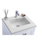 Laviva Wilson 24" White Bathroom Vanity with Matte White VIVA Stone Solid Surface Countertop 313ANG-24W-MW