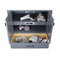 Laviva Wilson 36" Gray Bathroom Vanity with Matte White VIVA Stone Solid Surface Countertop 313ANG-36G-MW