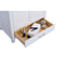 Laviva Wilson 36" White Bathroom Vanity with Matte Black VIVA Stone Solid Surface Countertop 313ANG-36W-MB