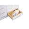 Laviva Wilson 60" White Double Sink Bathroom Vanity with Matte White VIVA Stone Solid Surface Countertop 313ANG-60W-MW