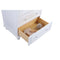 Laviva Luna 30" White Bathroom Vanity with Matte Black VIVA Stone Solid Surface Countertop 313DVN-30W-MB