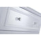 Laviva Luna 30" White Bathroom Vanity with Matte Black VIVA Stone Solid Surface Countertop 313DVN-30W-MB
