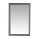 Laviva Sterling 24" Framed Rectangular Maple Grey Mirror 313FF-2430MG