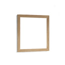 Laviva Sterling 30" Framed Square California White Oak Mirror 313FF-3030CO