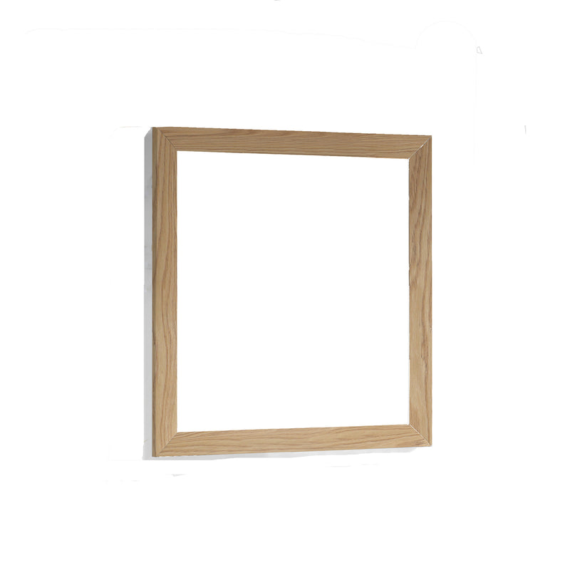 Laviva Sterling 30" Framed Square California White Oak Mirror 313FF-3030CO