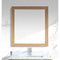 Laviva Sterling 30" Framed Square California White Oak Mirror 313FF-3030CO