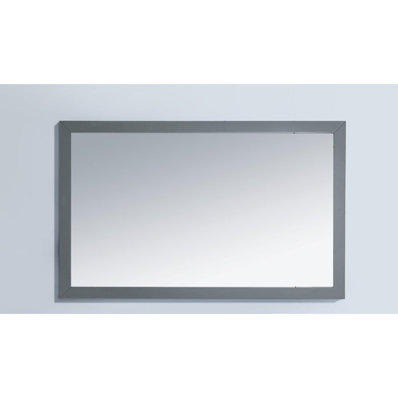 Laviva Sterling 48" Framed Rectangular Gray Mirror 313FF-4830G