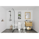 Laviva Alto 24" California White Oak Bathroom Vanity with Matte White VIVA Stone Solid Surface Countertop 313SMR-24CO-MW
