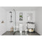 Laviva Alto 24" White Bathroom Vanity with Matte Black VIVA Stone Solid Surface Countertop 313SMR-24W-MB