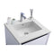 Laviva Alto 24" White Bathroom Vanity with Matte White VIVA Stone Solid Surface Countertop 313SMR-24W-MW