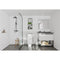 Laviva Alto 36" White Bathroom Vanity with Matte Black VIVA Stone Solid Surface Countertop 313SMR-36W-MB