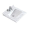 Laviva Forever 24" Single Hole White Carrara Marble Countertop with Rectangular Ceramic Sink 313SQ1H-24-WC