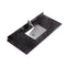 Laviva Forever 48" Single Hole Black Wood Marble Countertop with Rectangular Ceramic Sink 313SQ1H-48-BW