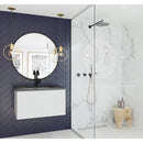 Laviva Vitri 30" Cloud White Bathroom Vanity with VIVA Stone Matte Black Solid Surface Countertop 313VTR-30CW-MB