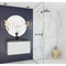 Laviva Vitri 30" Cloud White Bathroom Vanity with VIVA Stone Matte Black Solid Surface Countertop 313VTR-30CW-MB
