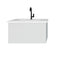 Laviva Vitri 30" Cloud White Bathroom Vanity with VIVA Stone Matte White Solid Surface Countertop 313VTR-30CW-MW