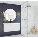 Laviva Vitri 36" Cloud White Bathroom Vanity with VIVA Stone Matte White Solid Surface Countertop 313VTR-36CW-MW