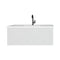 Laviva Vitri 42" Cloud White Bathroom Vanity with VIVA Stone Matte White Solid Surface Countertop 313VTR-42CW-MW