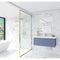 Laviva Vitri 42" Nautical Blue Bathroom Vanity with VIVA Stone Matte White Solid Surface Countertop 313VTR-42NB-MW