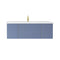 Laviva Vitri 48" Nautical Blue Bathroom Vanity with VIVA Stone Matte White Solid Surface Countertop 313VTR-48NB-MW