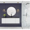 Laviva Vitri 54" Cloud White Bathroom Vanity with VIVA Stone Matte Black Solid Surface Countertop 313VTR-54CW-MB