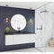 Laviva Vitri 54" Cloud White Bathroom Vanity with VIVA Stone Matte Black Solid Surface Countertop 313VTR-54CW-MB