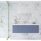 Laviva Vitri 54" Nautical Blue Bathroom Vanity with VIVA Stone Matte White Solid Surface Countertop 313VTR-54NB-MW