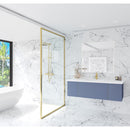 Laviva Vitri 54" Nautical Blue Bathroom Vanity with VIVA Stone Matte White Solid Surface Countertop 313VTR-54NB-MW