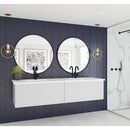 Laviva Vitri 72" Cloud White Double Sink Bathroom Vanity with VIVA Stone Matte White Solid Surface Countertop 313VTR-72DCW-MW