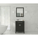 Laviva Wimbledon 24" Espresso Bathroom Vanity with White Quartz Countertop 313YG319-24E-WQ