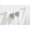 Laviva Wimbledon 24" White Bathroom Vanity with Matte White VIVA Stone Solid Surface Countertop 313YG319-24W-MW