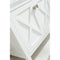 Laviva Wimbledon 60" White Double Sink Bathroom Vanity with Matte White VIVA Stone Solid Surface Countertop 313YG319-60W-MW