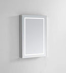 Aquadom 24in x 36in x 5in Left Hinge Royale Plus LED Lighted Mirror Glass Medicine Cabinet for Bathroom Defogger Dimmer Outlet